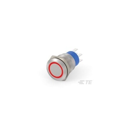 Alcoswitch AV19 DPM 5A FIX RING LED RED 12V AV1920R312Q04